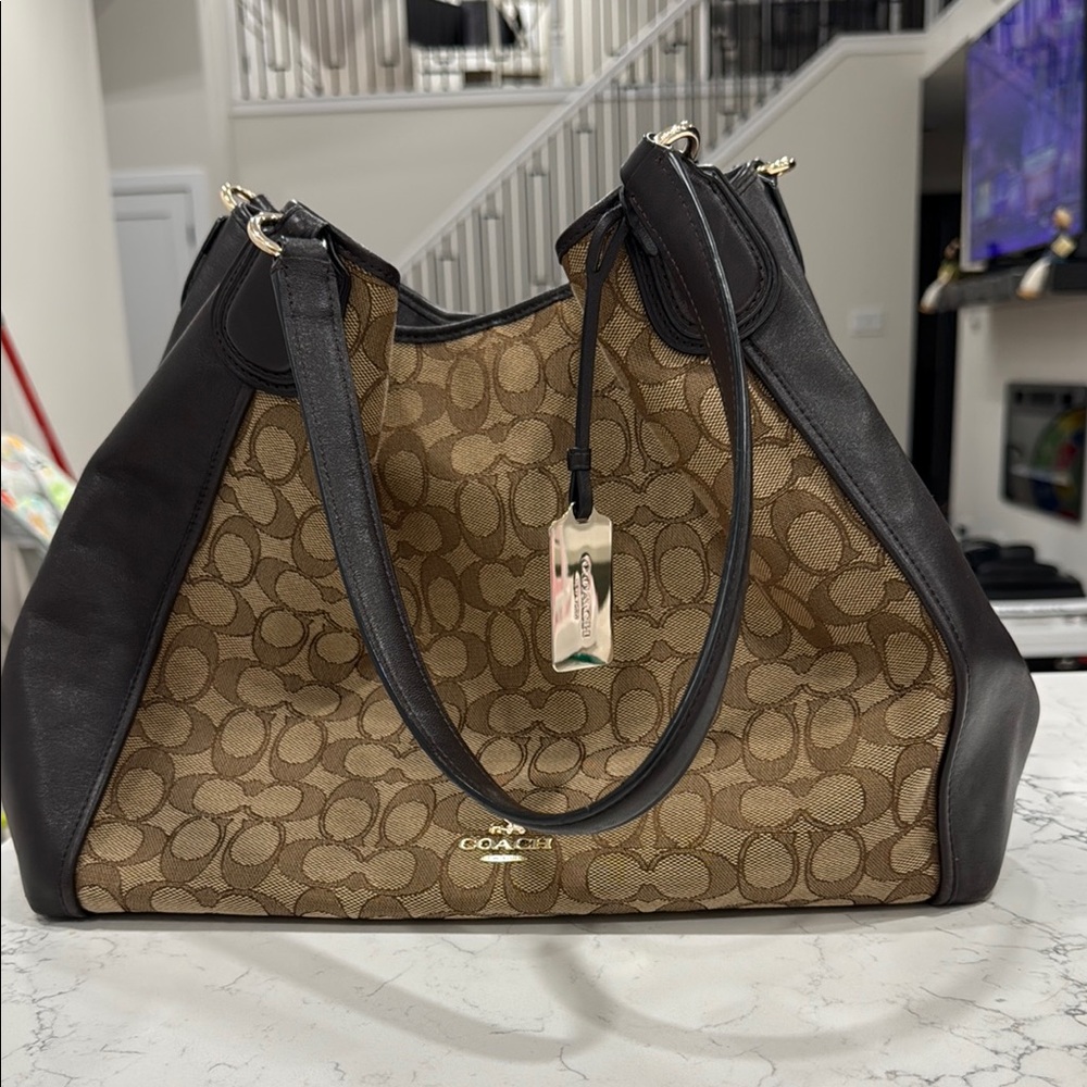 Coach Brown and Black Women's Bag
